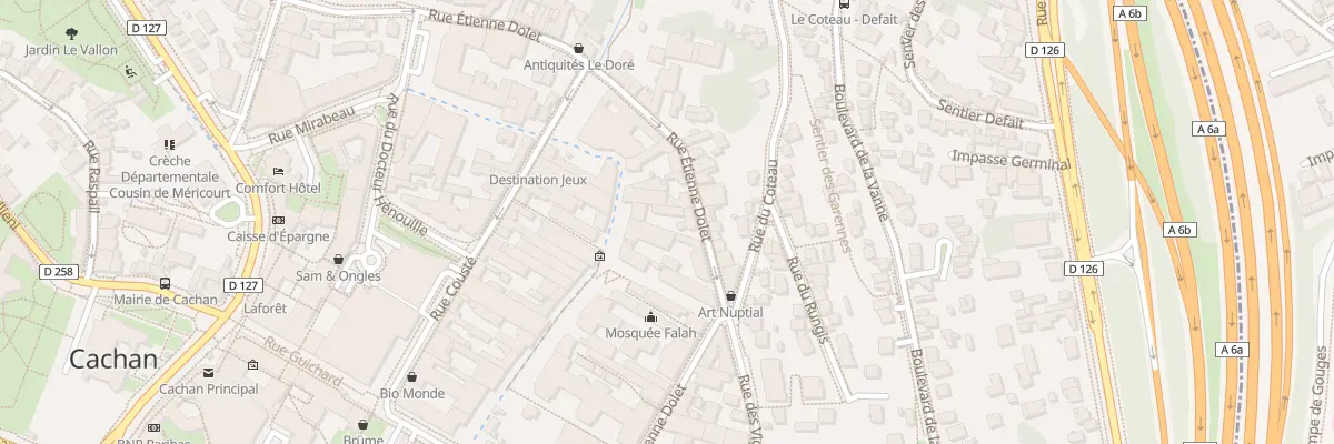 Plan du 46 Rue Etienne Dolet à Cachan