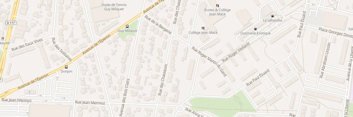 Plan du 21 Rue des Chasseurs à Sainte-Geneviève-des-Bois
