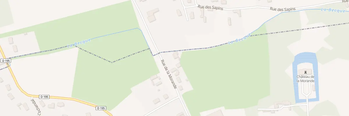 Plan du 184 Rue de la Morande à Roquetoire