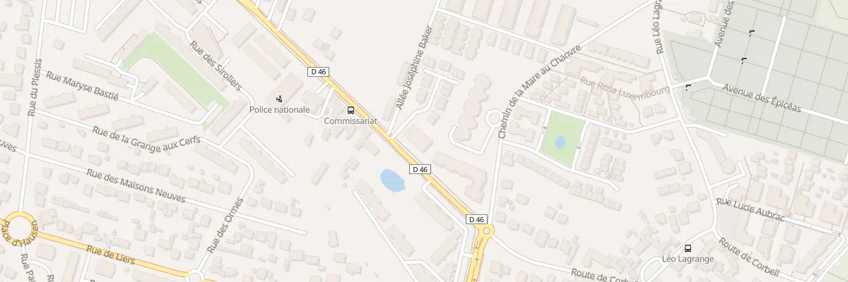 Plan du 235 Rte de Corbeil à Sainte-Geneviève-des-Bois