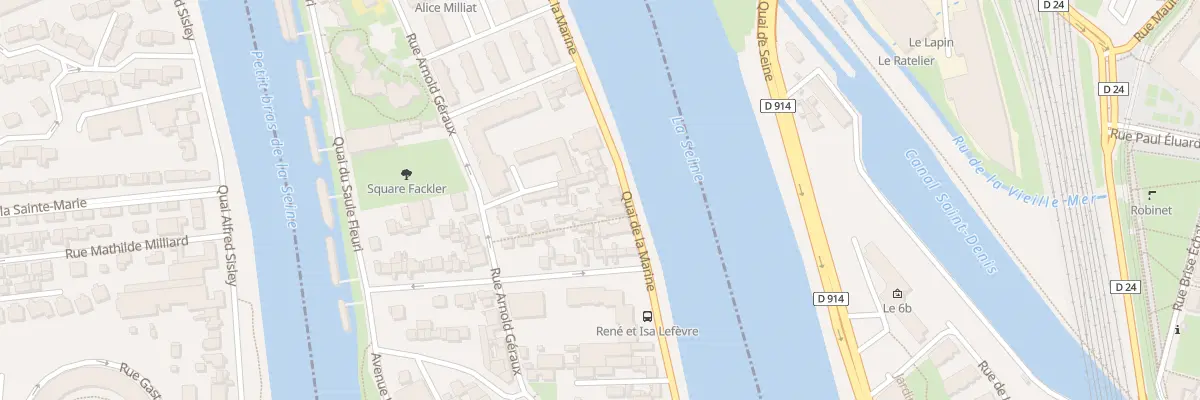 Plan du 17 Quai de la Marine à L’Île-Saint-Denis