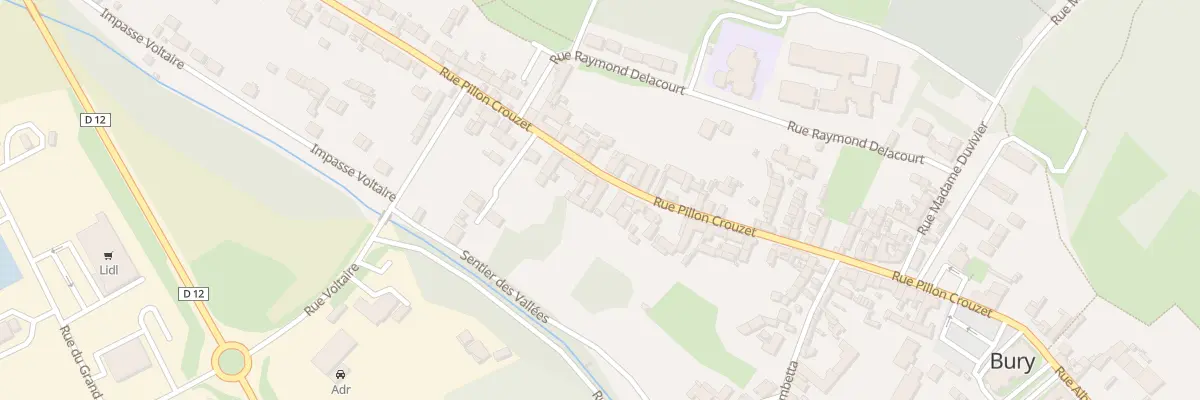 Plan du 363 Rue Pillon Crouzet à Bury