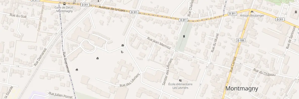 Plan du 21 Rue Jean Mermoz à Montmagny