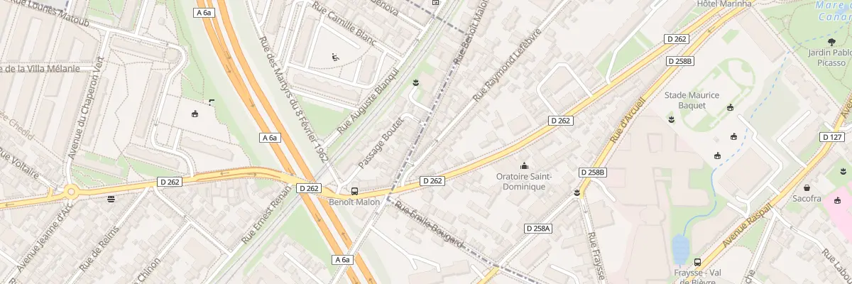 Plan du 96 Rue Raymond Lefebvre à Gentilly