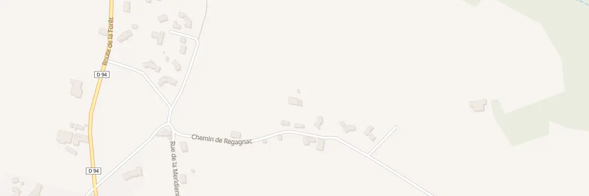 Plan du 23 Che de Regagnac à Sérénac