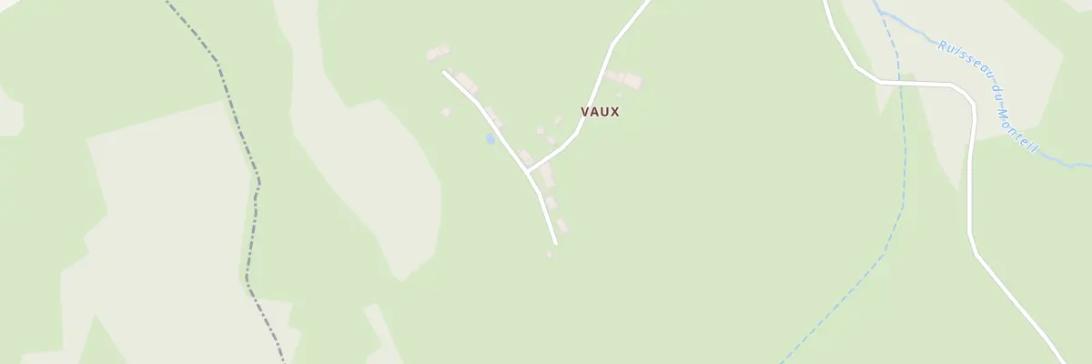 Plan du 3 Vaux à Lupersat