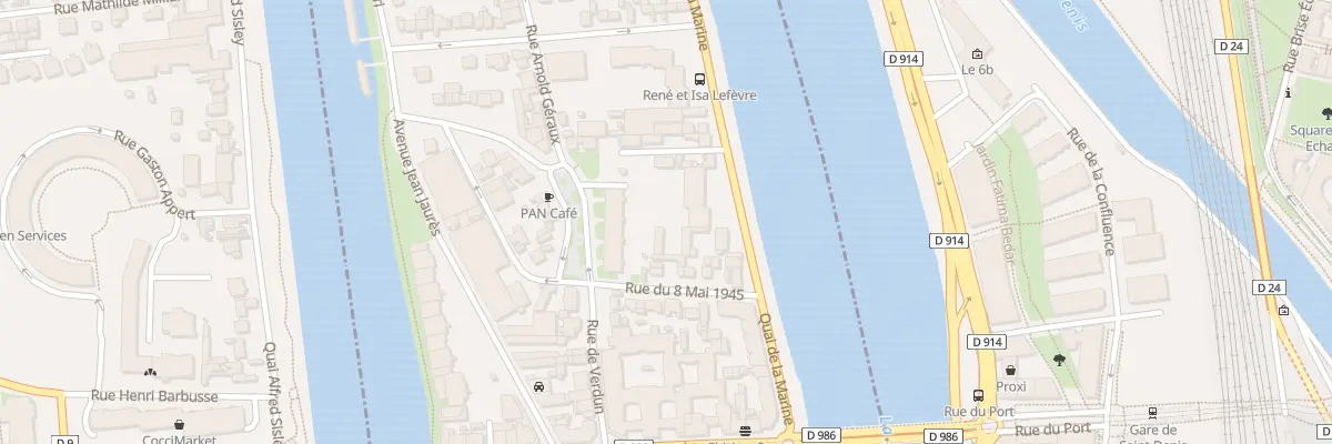 Plan du 10 Quai de la Marine à L’Île-Saint-Denis