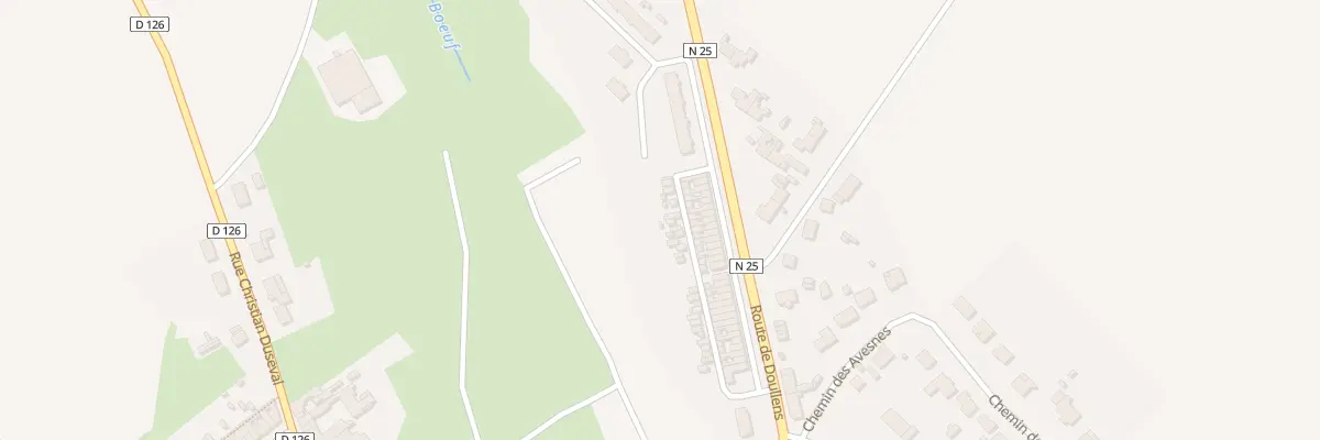 Plan du 49 Rte de Doullens à Beauval