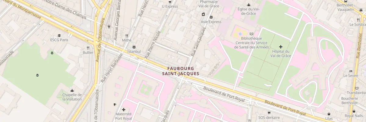Plan du 348 Rue Saint-Jacques à Paris 5e Arrondissement