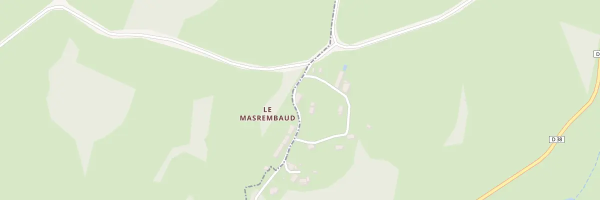 Plan du 8 Le Masrembaud à Lupersat