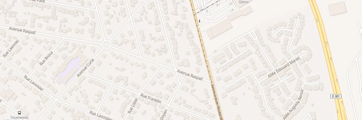 Plan du 2 Rue Branly à Domont