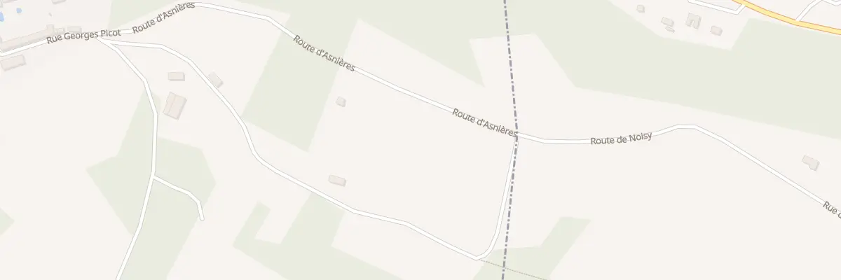 Plan du 9000 Rue d’Asnieres à Noisy-sur-Oise