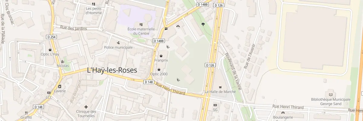 Plan du 2B Av du Gen de Gaulle à L’Haÿ-les-Roses