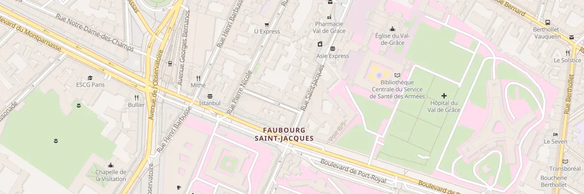 Plan du 342 Rue Saint-Jacques à Paris 5e Arrondissement