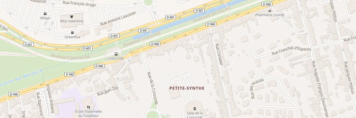 Plan du 2397 Av de Petite-Synthe à Dunkerque