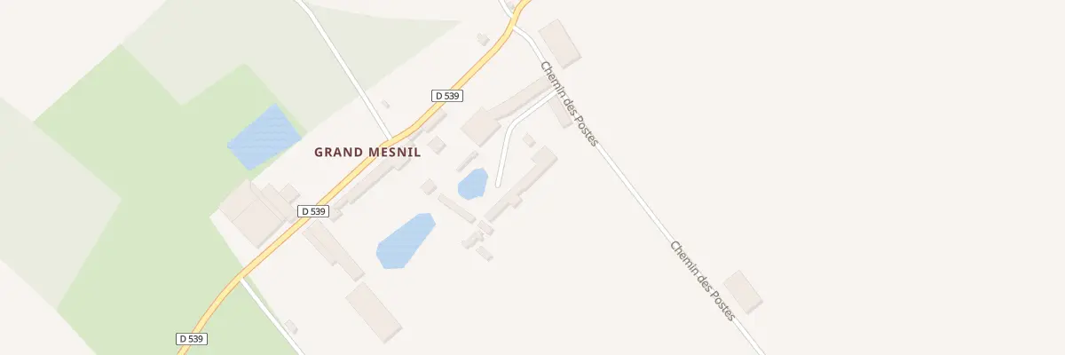 Plan du 4 Grand Mesnil à Campremy