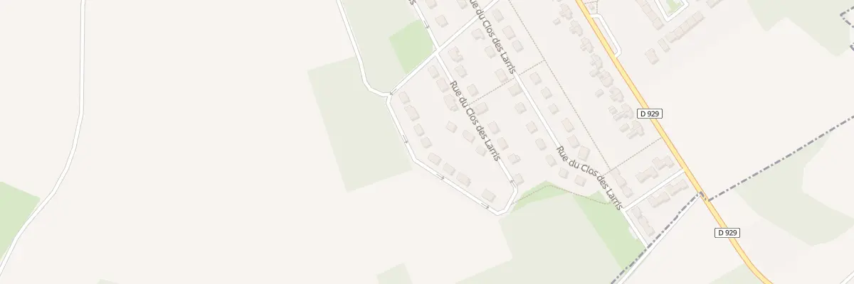 Plan du 30 Rue du Clos des Larris à Balagny-sur-Thérain
