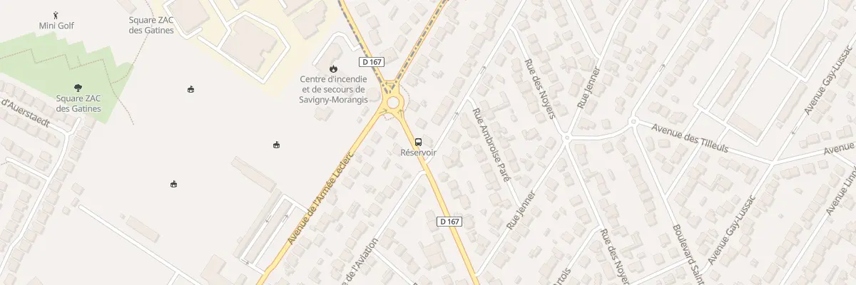 Plan du 1 Rue Pegoud à Savigny-sur-Orge
