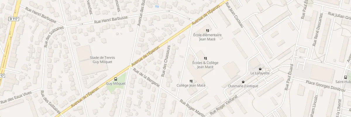 Plan du 5 Rue des Chasseurs à Sainte-Geneviève-des-Bois