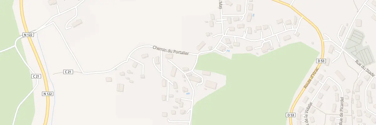 Plan du 17 Che du Mas à Sansac-de-Marmiesse