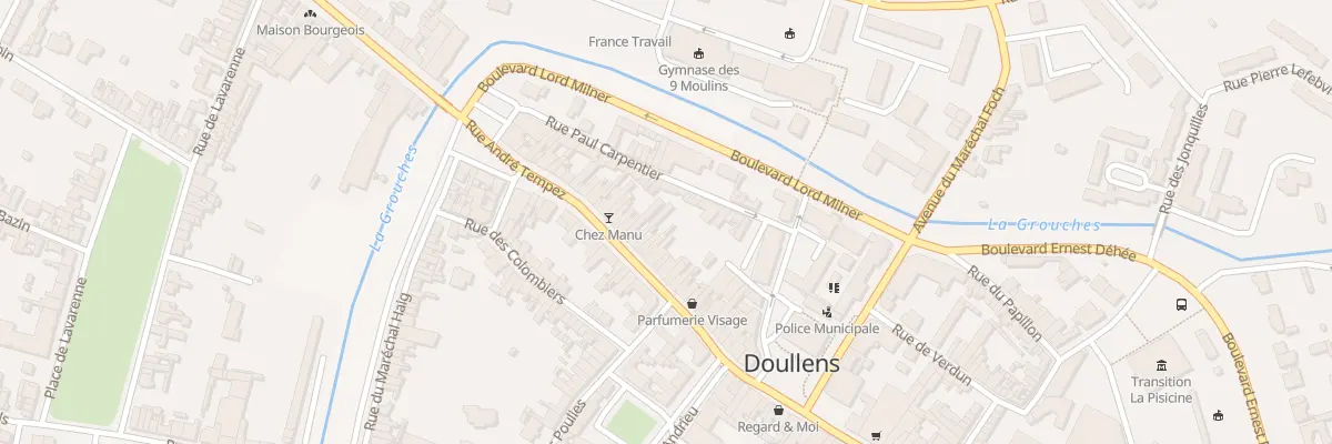Plan du 41 Rue André Tempez à Doullens