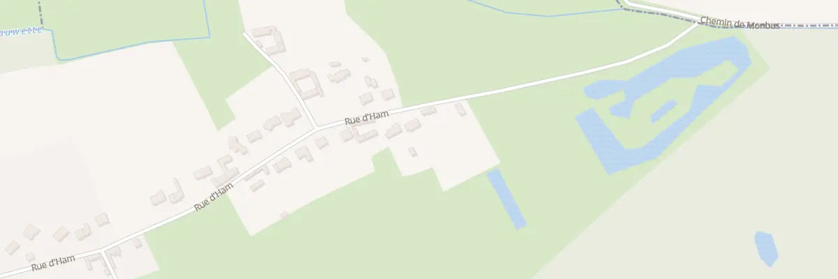 Plan du 1250 Rue d’Ham à Blessy