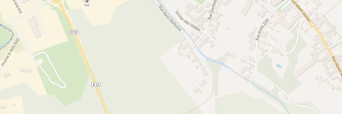 Plan du 24 Rue Henri Barbusse à Bury