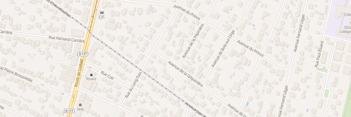 Plan du 3 Av de la Gilquiniere à Morsang-sur-Orge