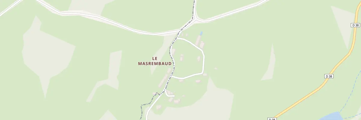 Plan du 9 Le Masrembaud à Champagnat