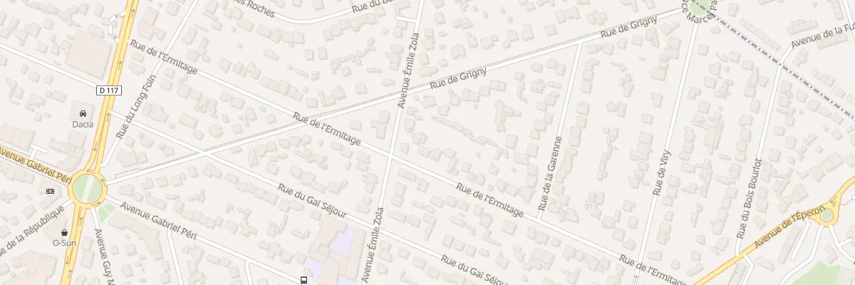Plan du 39 Rue de l’Ermitage à Sainte-Geneviève-des-Bois