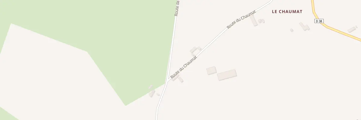 Plan du 420 Rte du Chaumat à Reigny