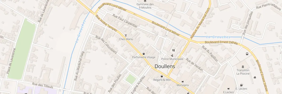 Plan du 27 Rue André Tempez à Doullens