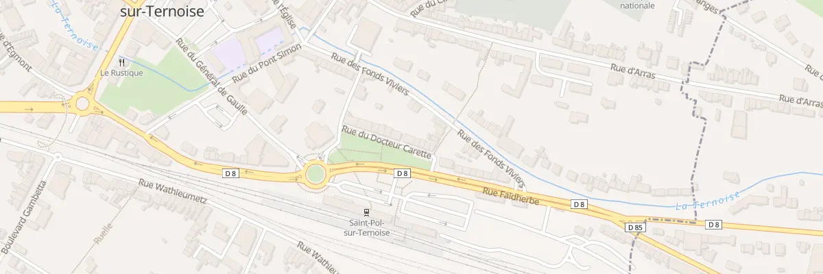 Plan du 9B Rue du Docteur Carette à Saint-Pol-sur-Ternoise