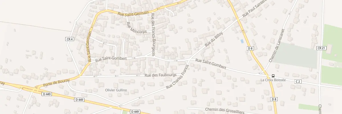 Plan du 21 Rue Saint Gombert à Itteville