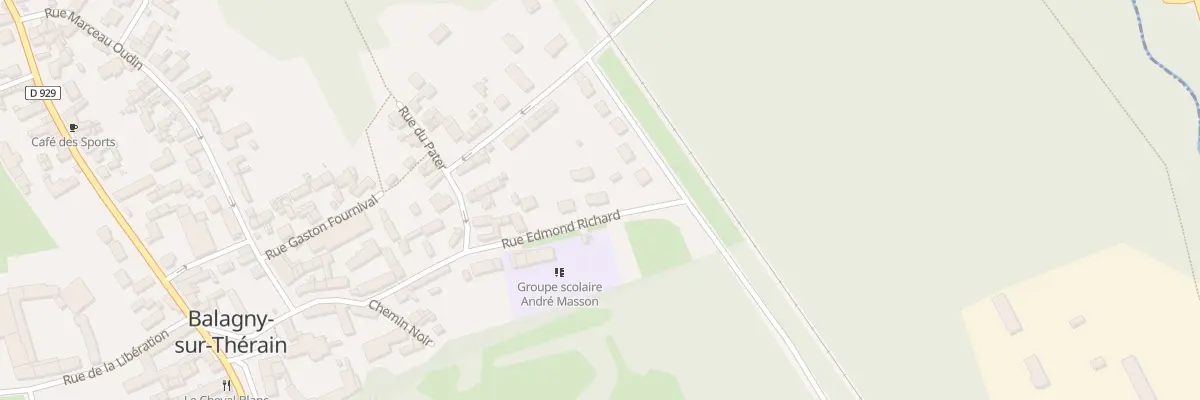 Plan du 5 Rue Edmond Richard à Balagny-sur-Thérain