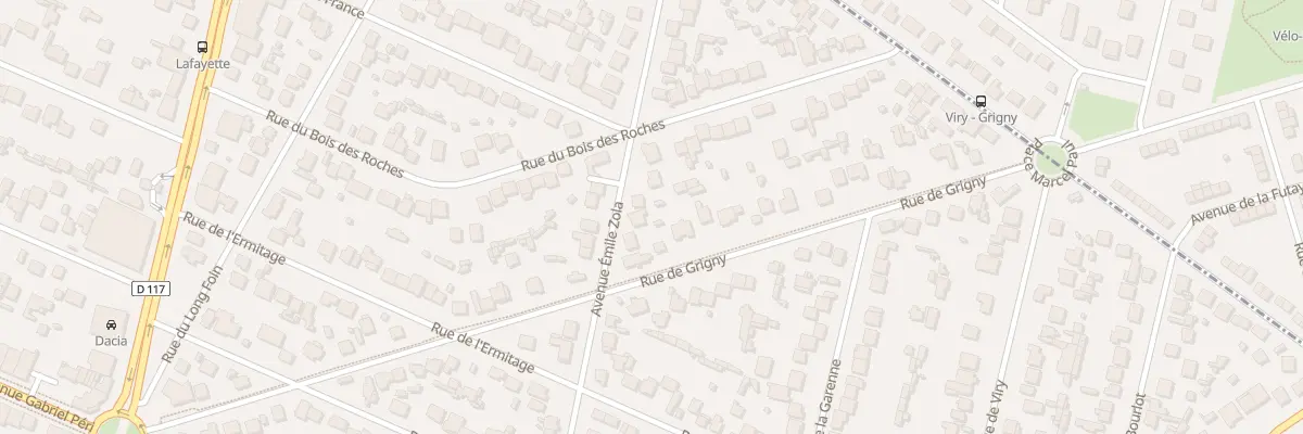 Plan du 28 Av Emile Zola à Sainte-Geneviève-des-Bois