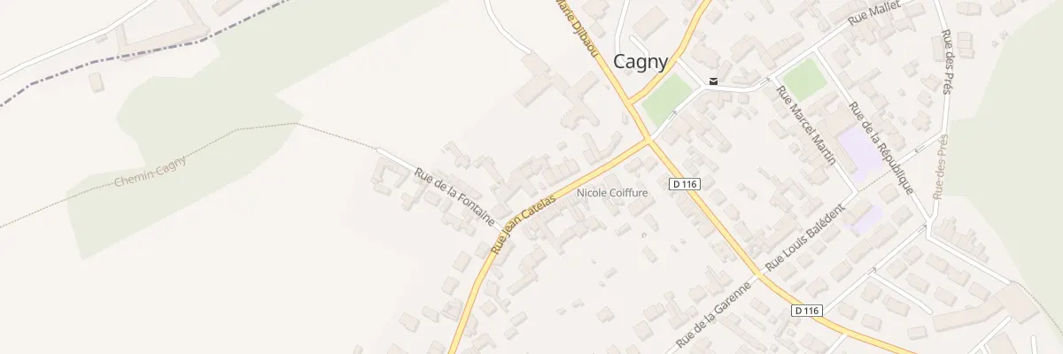 Plan du 12 Rue Jean Catelas à Cagny