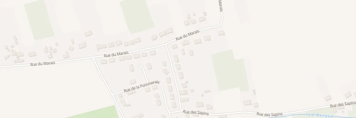 Plan du 1 Rue des Sapins à Quiestède