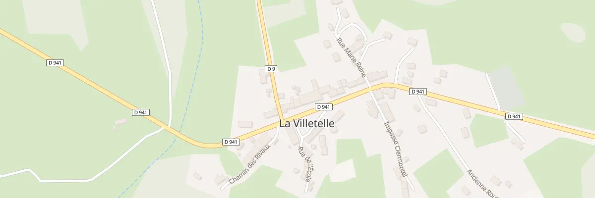Plan du 20 Rte d’Aubusson à La Villetelle