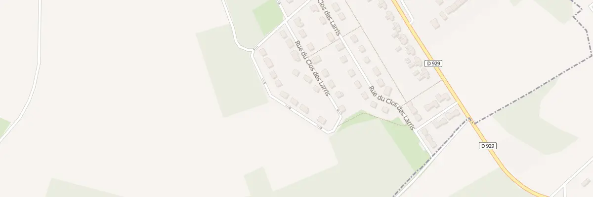 Plan du 28 Rue du Clos des Larris à Balagny-sur-Thérain