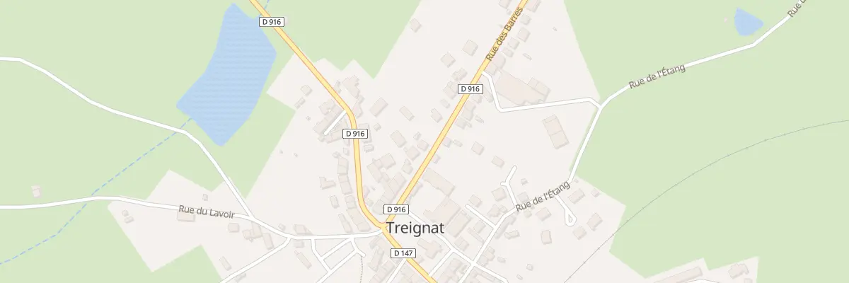 Plan du 5 Rue des Barres à Treignat