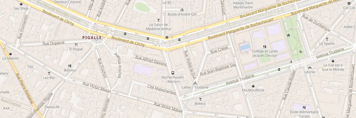 Plan du 63 Bd Marguerite de Rochechouart à Paris 9e Arrondissement