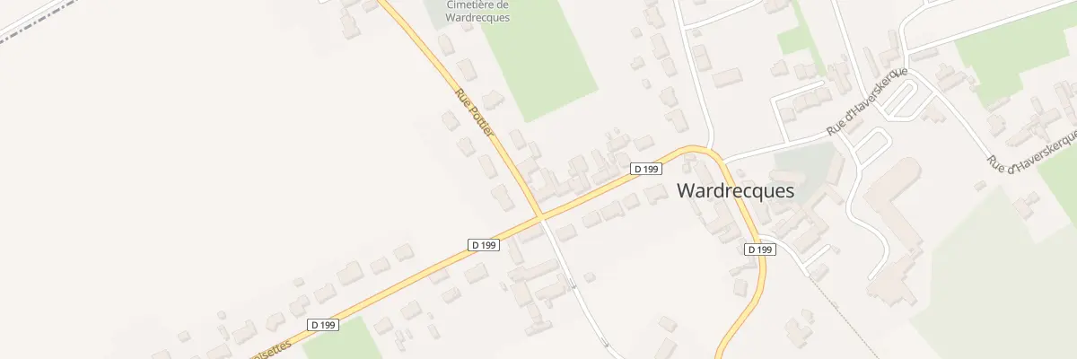 Plan du 13 Rue Pottier à Wardrecques
