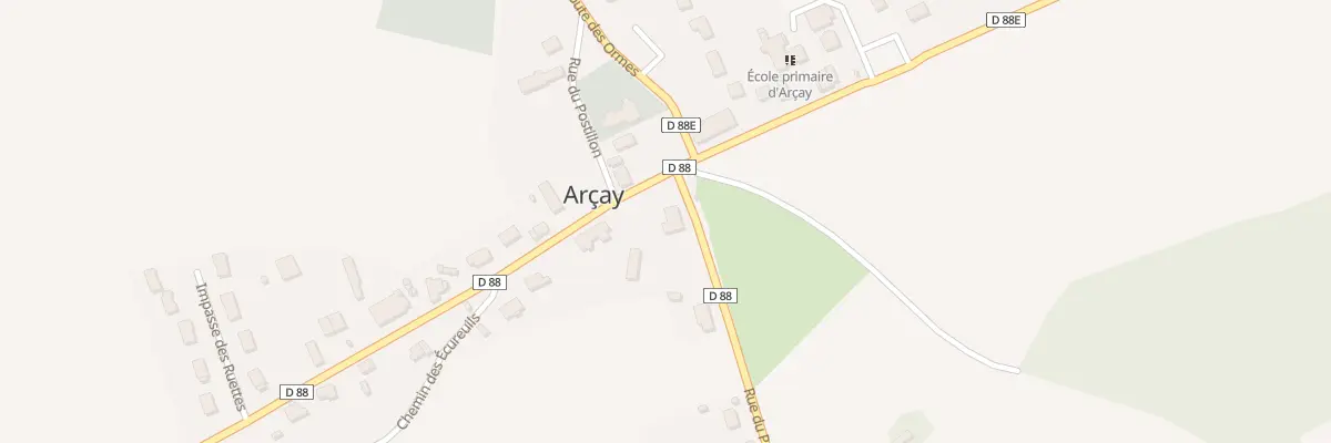 Plan du 2 Rue du Parc à Arçay