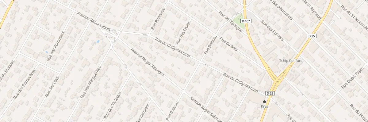 Plan du 17 Rue Chilly Mazarin à Savigny-sur-Orge