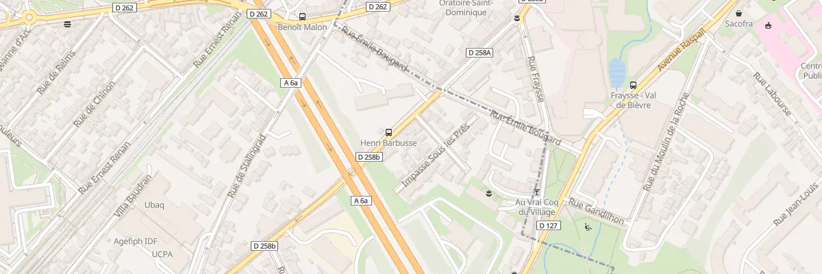 Plan du 56 Rue Henri Barbusse à Arcueil