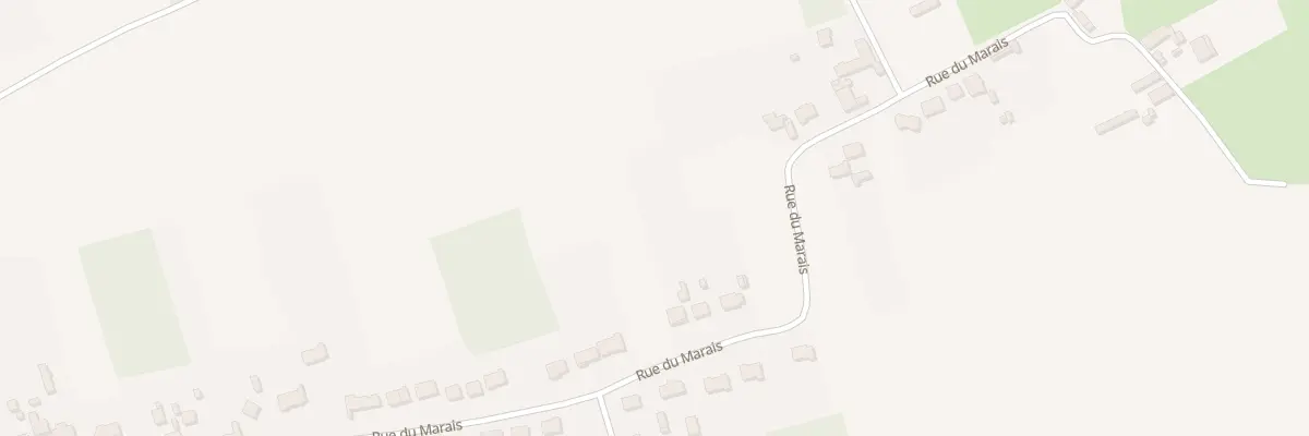 Plan du 593 Rue du Marais à Quiestède