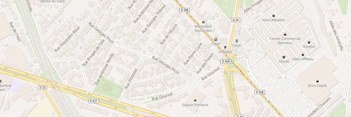 Plan du 2 Rue des Berceaux à Épinay-sur-Seine