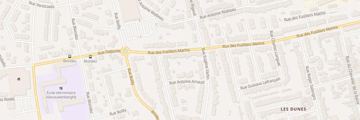 Plan du 105 Rue des Fusiliers Marins Sp à Dunkerque