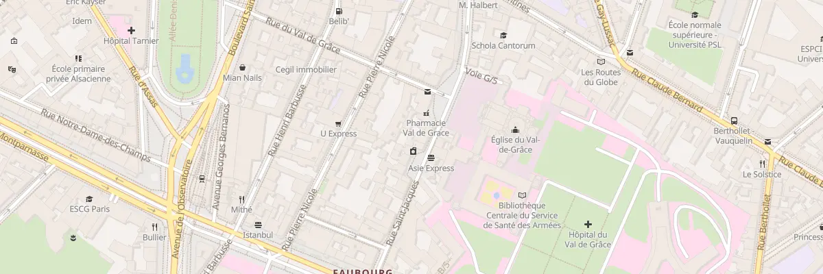 Plan du 316 Rue Saint-Jacques à Paris 5e Arrondissement